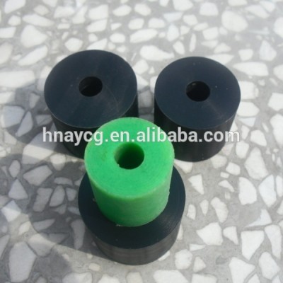 Flanged nylon tubing through wall plastic bushing 1" 25.4mm rod