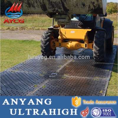 High quality PE plastic ground cover walkways temporary road mat