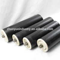 Plastic conveyor roller guard rails, guide rail roller