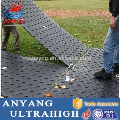 uhmwpe ground protection system mats hdpe access lawn temporary road crane outrigger mat