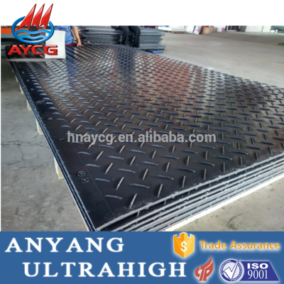 Hot sell high quality HDPE anti slip ground mat outdoor polyethylene sheet floor mat